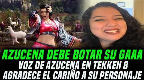 Voz De Azucena Personaje Peruano De Tekken Se Pronuncia Youtube