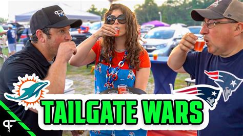 Tailgate Wars Miami Dolphins New England Patriots Youtube