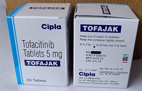 Tofajac Tofacitinib Mg Tablets At Rs Bottle Tofajak Tablets In