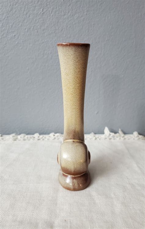 Vintage Frankoma Pottery 31 Snail Flower Bud Vase Etsy