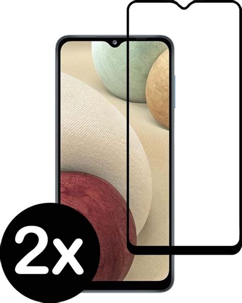 Smartphonica Samsung Galaxy A12 Full Cover Tempered Glass Screenprotector Van Gehard Bol