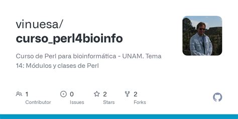 Github Vinuesa Curso Perl Bioinfo Curso De Perl Para Bioinform Tica