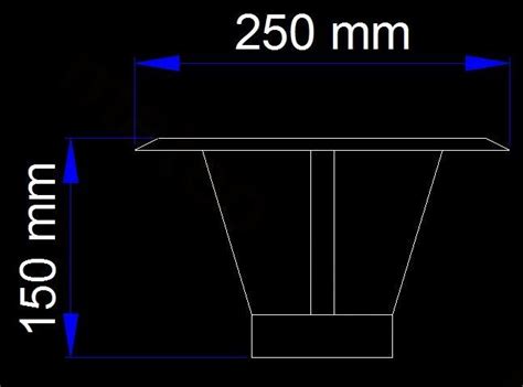 Parasol Kominowy DN130 Krzys Pol SJBPA130