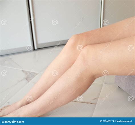 Wax Depilation Girl Is Doing Waxing Procedure For Underarm Waxing Beautiful Girl Lying On Couch