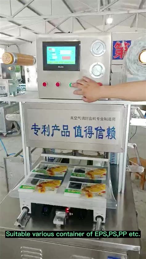 Map Vacuum Tray Sealer Modified Atmosphere Packaging Machine Vacuum