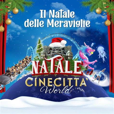 Cinecittà World si accende il Natale delle meraviglie tra luminarie