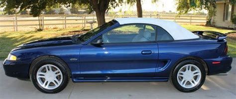 Find Used 1996 Ford Mustang Gt Convertible 2 Door 46l In Merced