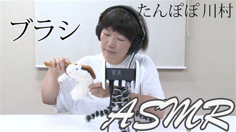 【asmr】ブラシをやってみました。【川村エミコ】 Youtube