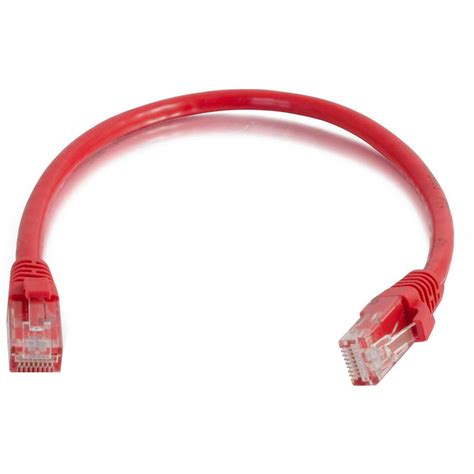 C2g Cat 6 Snagless Unshielded Patch Cable 6 Red 04000 Bandh