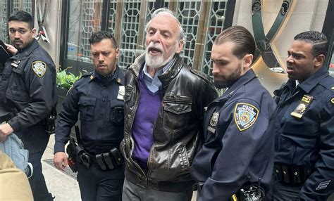 WATCH Dov Hikind Arrested During Protest Against Amnesty International