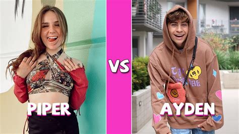 Piper Rockelle Vs Ayden Mekus Tiktok Dances Compilation Youtube