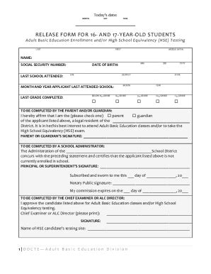 Fillable Online Release Form For And Students Docx Fax