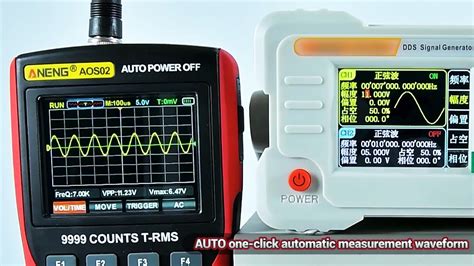 ANENG AOS02 Professional Digital Oscilloscope Multimeter True RMS YouTube