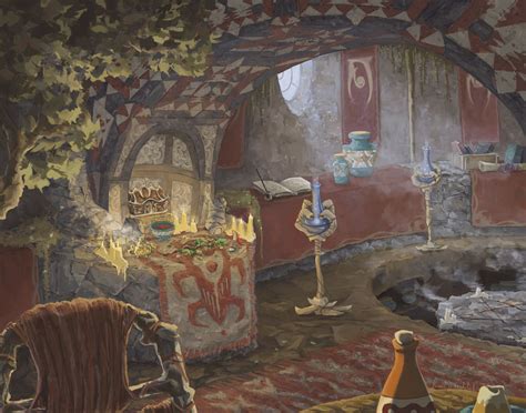 House Redoran Interior Russell Michelich Elder Scrolls Art Elder