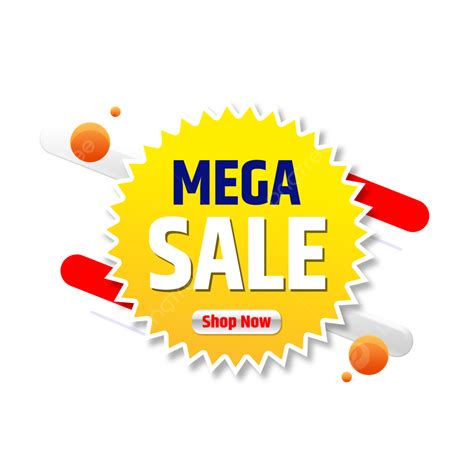 Plantilla De Promoción De Banner De Mega Venta De Oferta Especial PNG