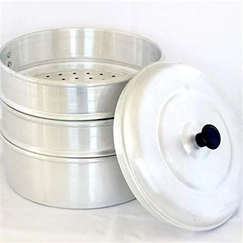 Aluminium Momos Steamer 3 Tier Capacity 3 Liters Factorydunia