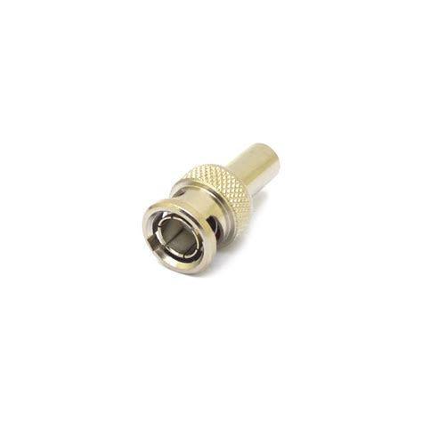 Conector BNC 75 Ohms Macho Reto Cabo Crimpagem RG 59 LM 75 Gav 78 KLC