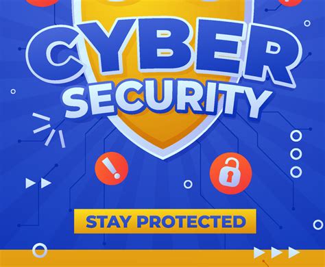 Cyber Security Circuit Poster Vector Art And Graphics