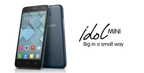 Alcatel One Touch Idol S And One Touch Idol Mini Smartphones Launched