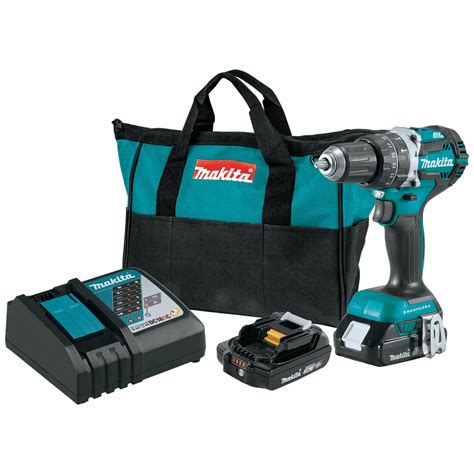 MAKITA, 18V, Compact Premium, Cordless Hammer Drill Kit - 52YW65|XPH12R ...