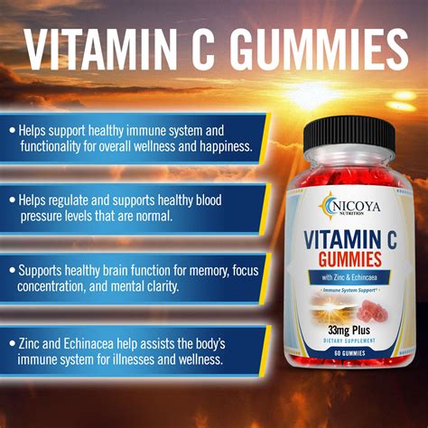 Vitamin C Gummies Nicyoa Nutrition Health And Wellness Vitamin