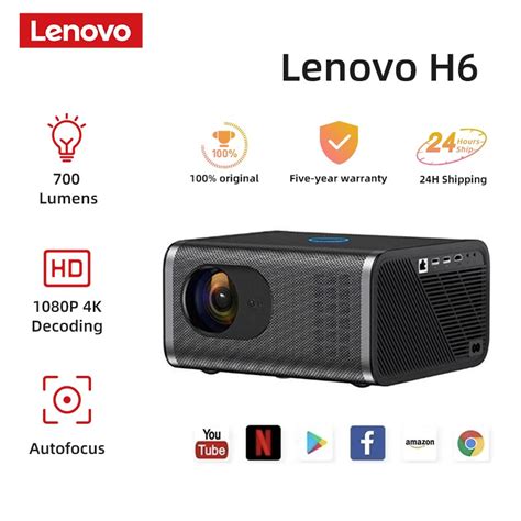 Lenovo Thinkplus Air H6 Projector 700 Ansi Lumens 1080p Full Hd 8k Beamer Auto Focus Keystone