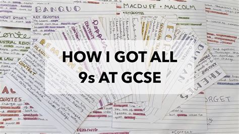 Things I Did To Get All S At Gcse How To Get All A S In Your