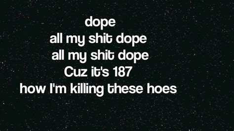 Dope Tyga Ft Rick Ross Lyrics Video 187 Youtube