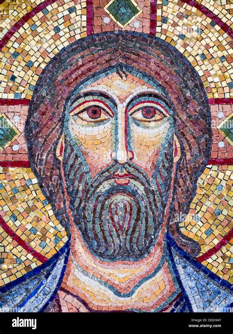 Jesus christ mosaic outside metekhi hi-res stock photography and images ...