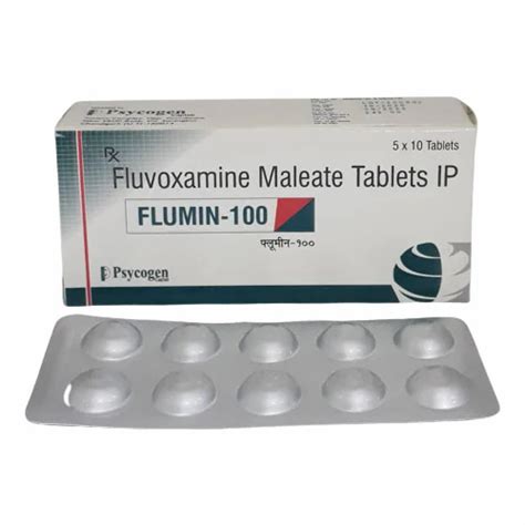 Fluvoxamine 50 Mg Tablet At Rs 4000 Box Fluvoxamine Capsule In