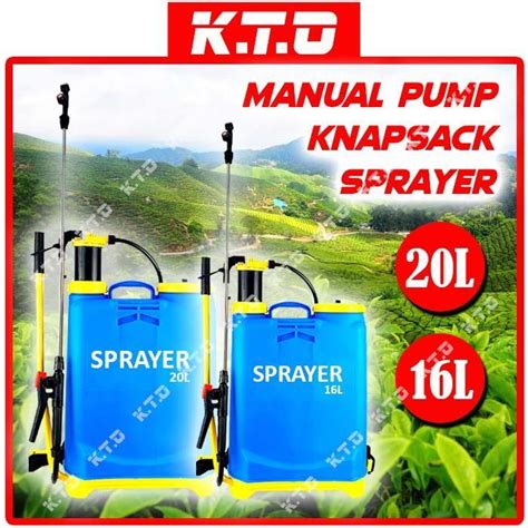 Ready Stock Manual Agricultural Litre Knapsack Pressure Sprayer