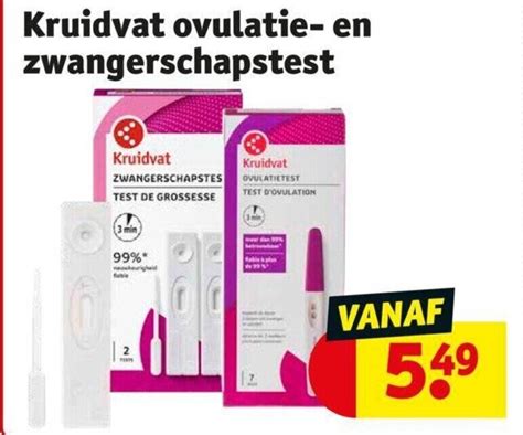 Ovulatie En Zwangerschapstest Promotie Bij Kruidvat