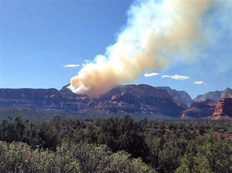 Wildfire In Sedona Arizona Sparked By Plane Crash