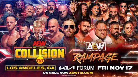 Aew Collision And Aew Rampage Results Final Episodes Before