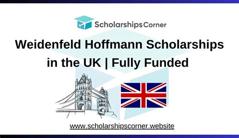 Weidenfeld Hoffmann Scholarships In The Uk Fully Funded