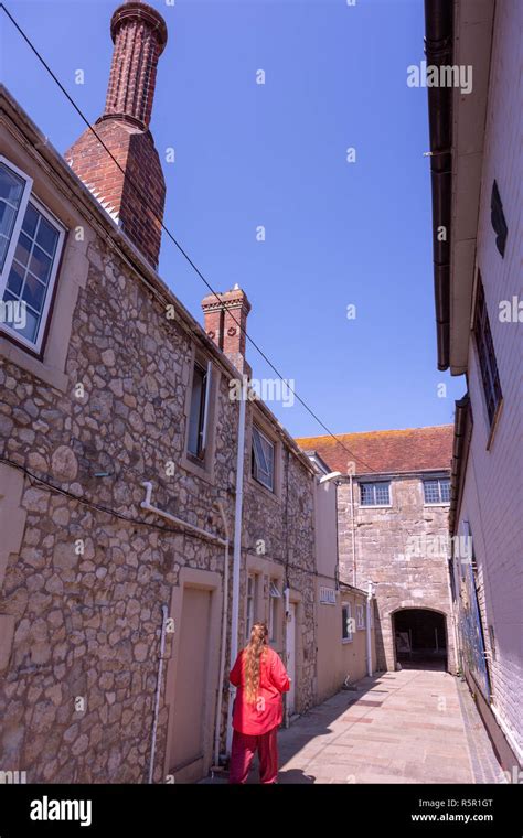 Entrance To Yarmouth Castle Yarmouth Isle Of Wight Uk Stock Photo