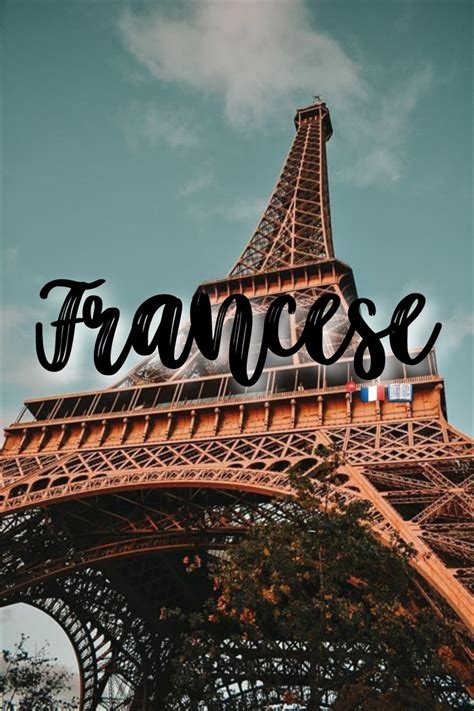 Copertina Aesthetic Stampabile Di Francese Cose Per La Scuola