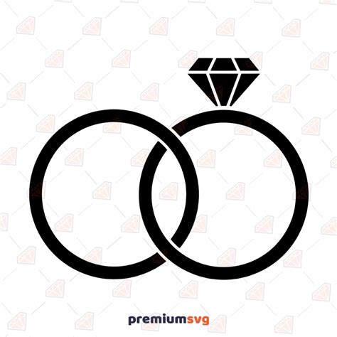 Wedding Ring Svg Rings Instant Download Premiumsvg