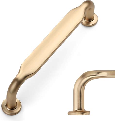 Amerdeco Pack Brushed Brass Cabinet Pulls Inch Mm Hole