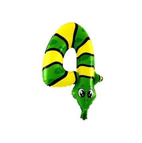 Snake Number 4 Balloon Air Only Does Not Float Jungle Book Kaa Safari