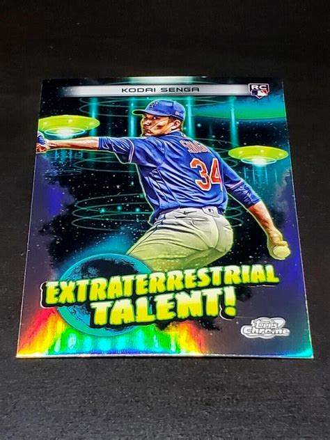 2023 Topps Cosmic Chrome Kodai Senga ROOKIE REFRACTOR INSERT New York