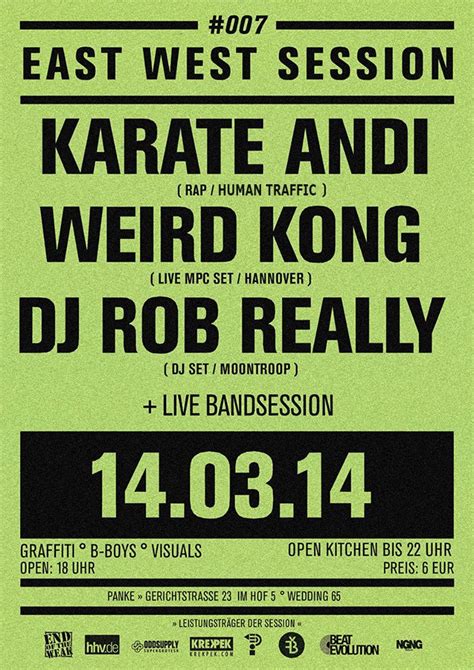 East West Session 7 Weird Kong SPECIAL GUESTS PANKE music art café