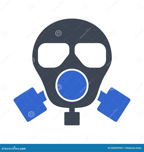 Nuclear Mask Icon Stock Vector Illustration Of Mask 260609944