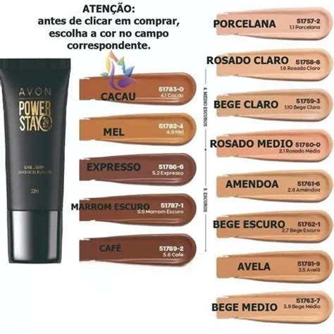 Avon Base Liquida Power Stay Hs Escolha A Cor