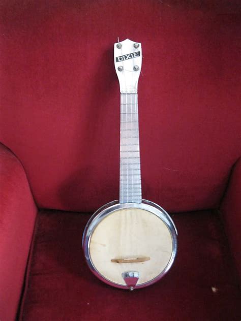 Dixie Banjolele/ banjo-ule 1930s - Aluminum | Reverb