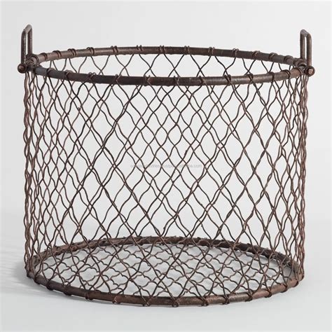 Latest Design Large Wire Basket For Clothe Stackable Basket Home Decor ...