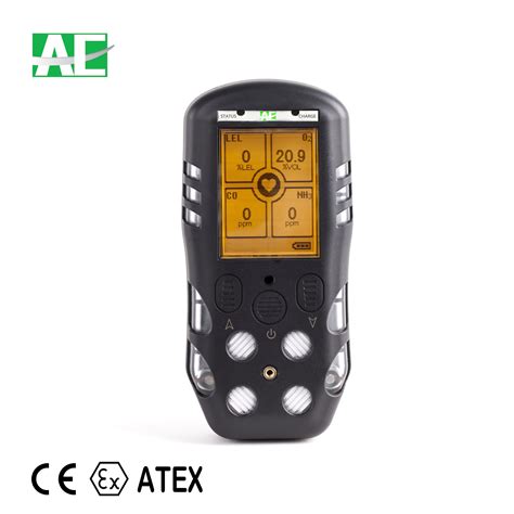 Ce Atex Certified Lel O Co H S Portable Multi Gas Detector Multi Gas