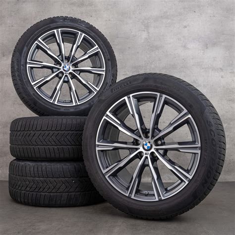 BMW Jantes 20 Pouces X5 G05 X6 G06 Styling M740 Pneus D Hiver Roues 8071996