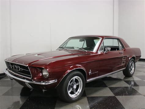 Burgundy 1967 Ford Mustang For Sale Mcg Marketplace