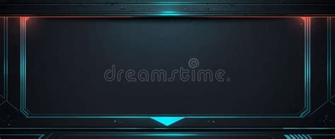 Abstract Futuristic Gaming Background Overlay For Copy Space Metal